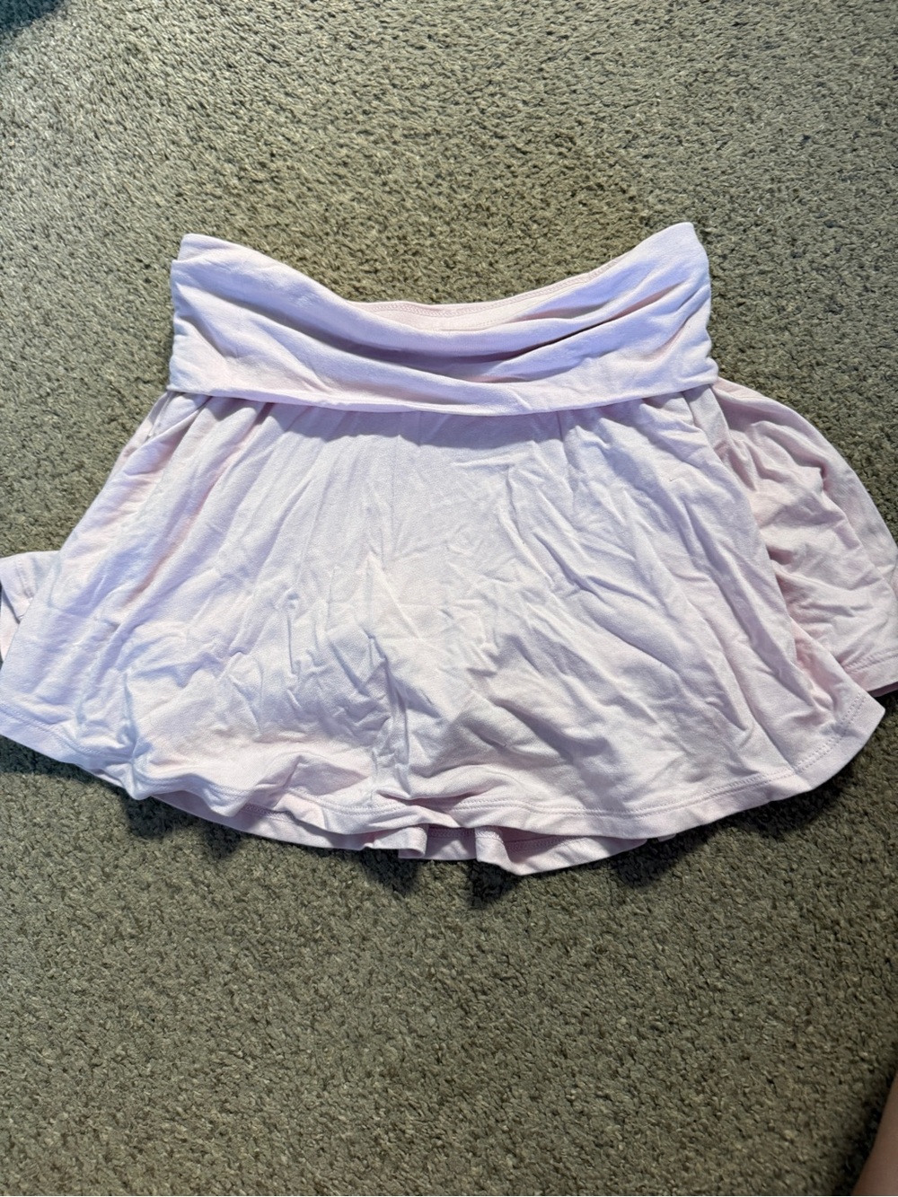 Pink mini skirt